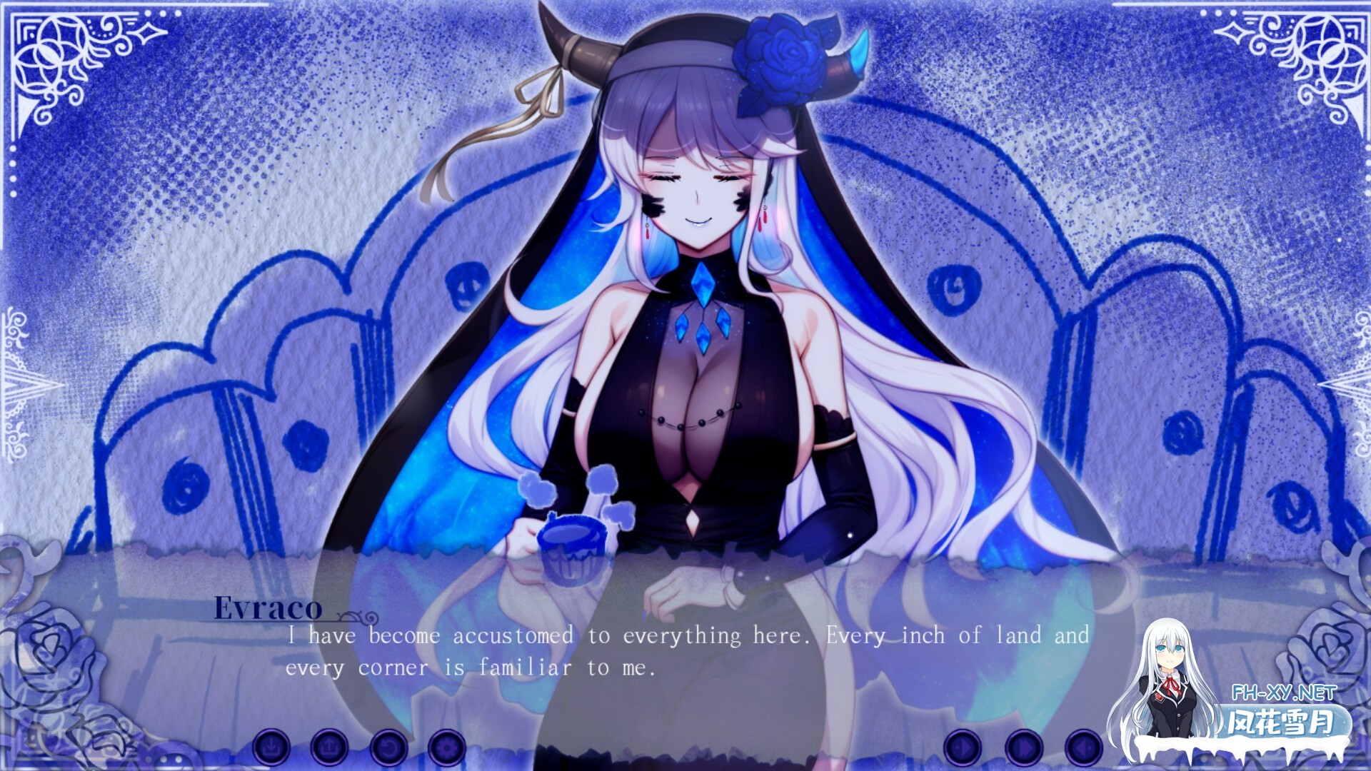 [SLG/STEAM官中/步兵/巨乳]我与苍蓝之森的盲眼魔女/Days with Evraco: The Blind witch in Blue Forest[PC/2.1G]-2.jpg