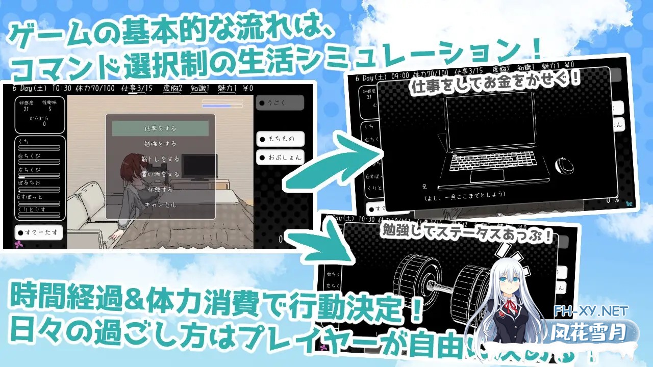 [互动SLG/汉化/妹妹/骨科/PC]与青春期妹妹的30天 思春期妹とえっちな30日間 v1.0.0 Mtool汉化[1.25G]-4.jpg