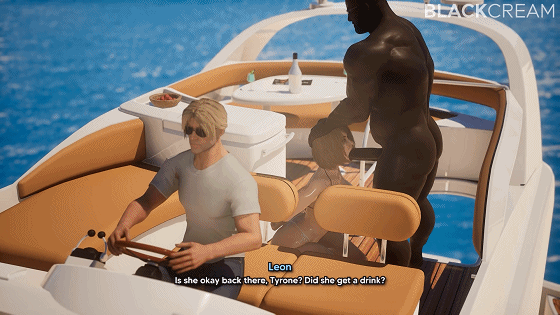 BlackCream 1月新作：Ashley X BBC 阿什莉 家庭度假性感人妻在丈夫不知情的情况下被黑人朋友中出播种[3D/隐奸/NTR]-1.gif