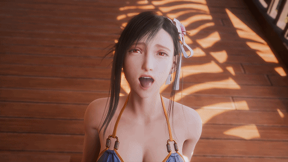JuicyNeko 2月新作：Tifa – Resort Blowjob 蒂法 [3D/无修/CV]-5.gif